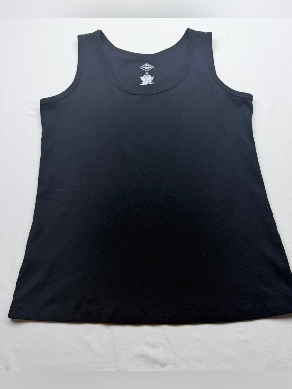St. John's Bay Black Scoop Neck Tank Top